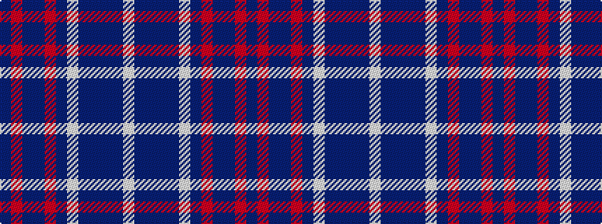 idealised woven sample of pattern BRBBRBWBBBBW