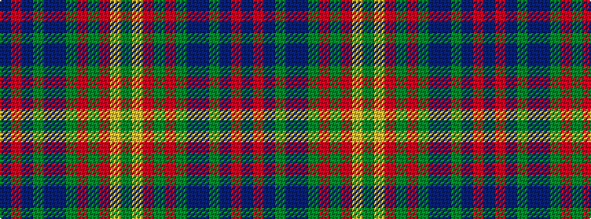 idealised woven sample of pattern BRBGBBGRGRYG