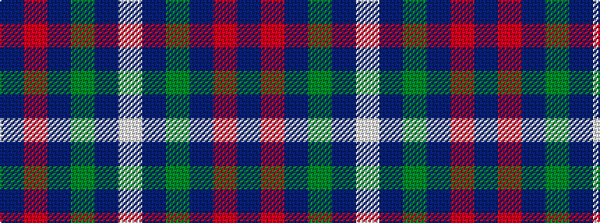 idealised woven sample of pattern BRBGBW