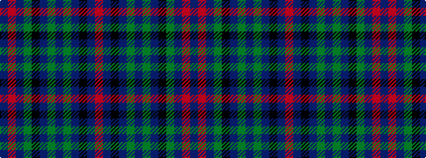 idealised woven sample of pattern BRBGKBGBGBKBR