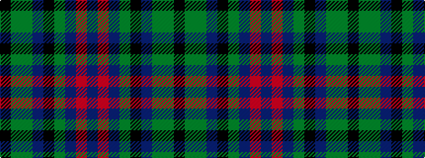 idealised woven sample of pattern BRBGKBGGK