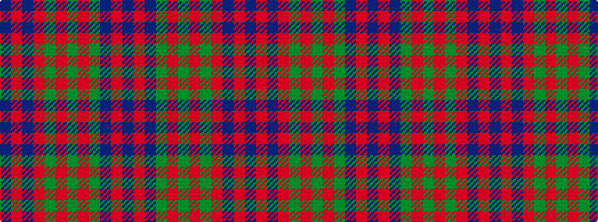 idealised woven sample of pattern BRBGRGRGRBRB