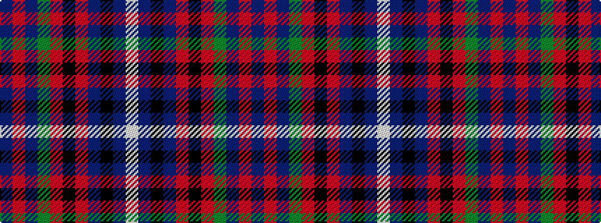 idealised woven sample of pattern BRBGRKRBKBW