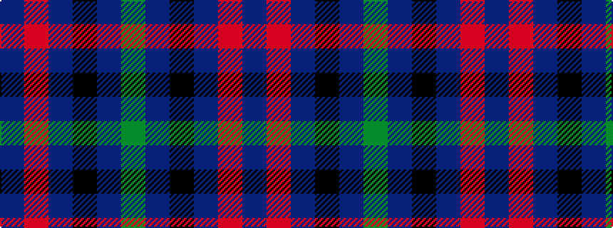 idealised woven sample of pattern BRBKBG