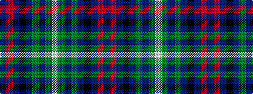 idealised woven sample of pattern BRBKBGBGW