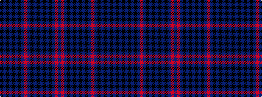 idealised woven sample of pattern BRBKBKBKBKBRBKBKBKBK