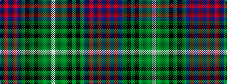 idealised woven sample of pattern BRBRBGKGKGGGW