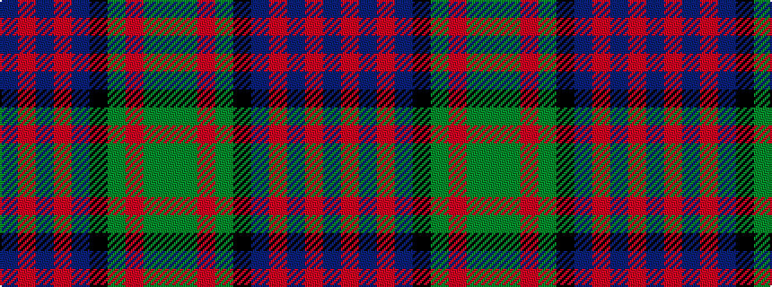 idealised woven sample of pattern BRBRBKGRGG