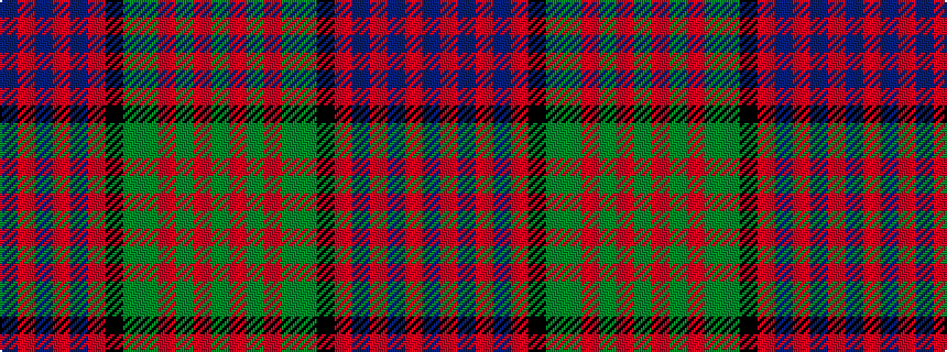 idealised woven sample of pattern BRBRBRKGGRGRG