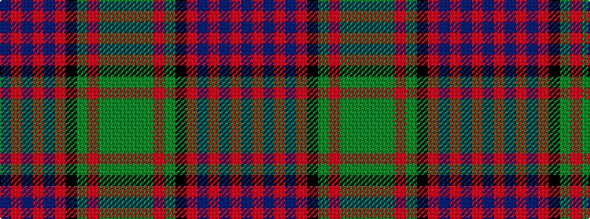 idealised woven sample of pattern BRBRBRKGRGGG