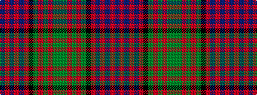 idealised woven sample of pattern BRBRBRKGRGRGG