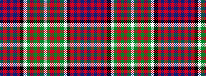 idealised woven sample of pattern BRBRBRKWGRGRGW