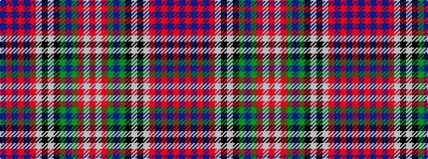 idealised woven sample of pattern BRBRBRWKWKGBGRWR