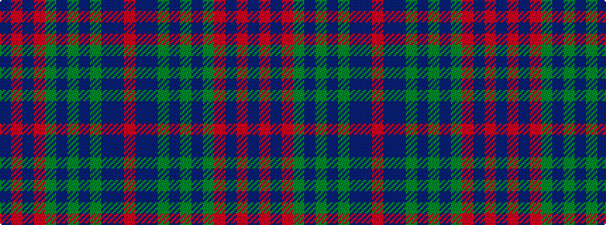 idealised woven sample of pattern BRBRGBGBGBBR