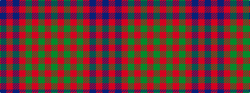 idealised woven sample of pattern BRBRGRGRG