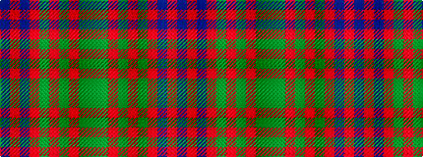 idealised woven sample of pattern BRBRGRGRGG
