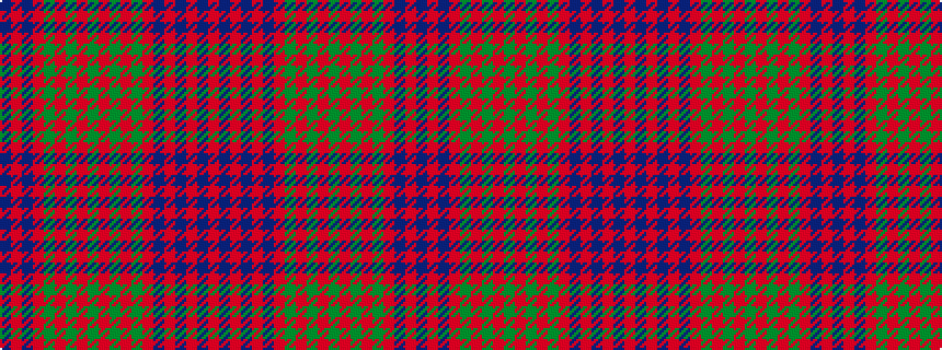 idealised woven sample of pattern BRBRGRGRGRGRGRBRBRBR