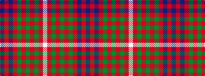 idealised woven sample of pattern BRBRGRGRGRW