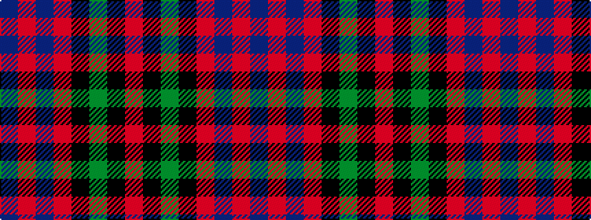 idealised woven sample of pattern BRBRKGKR