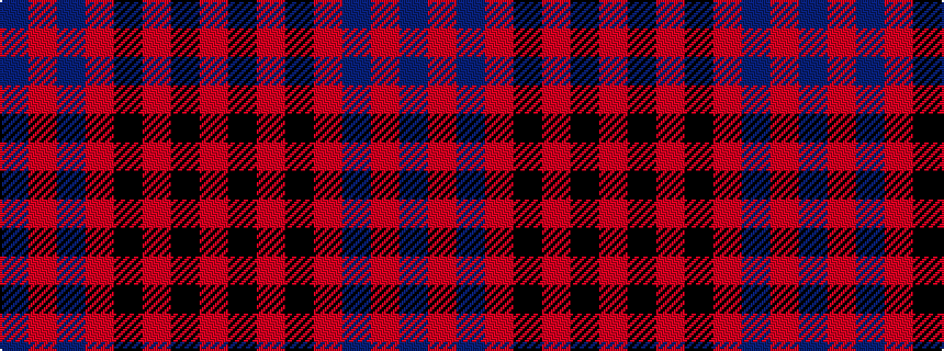 idealised woven sample of pattern BRBRKRKR