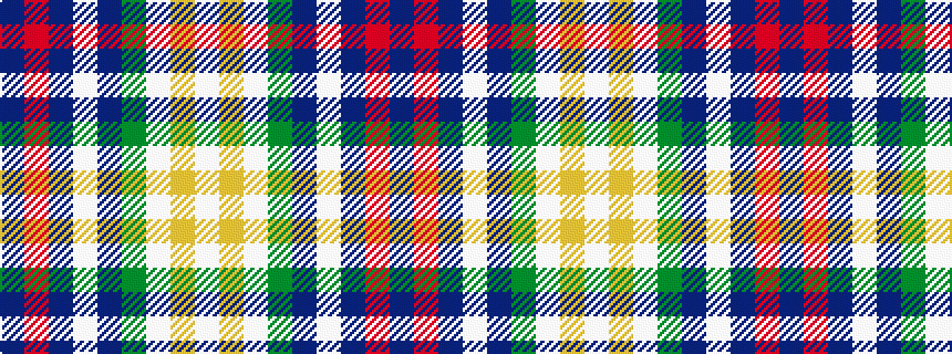 idealised woven sample of pattern BRBWBGWYW
