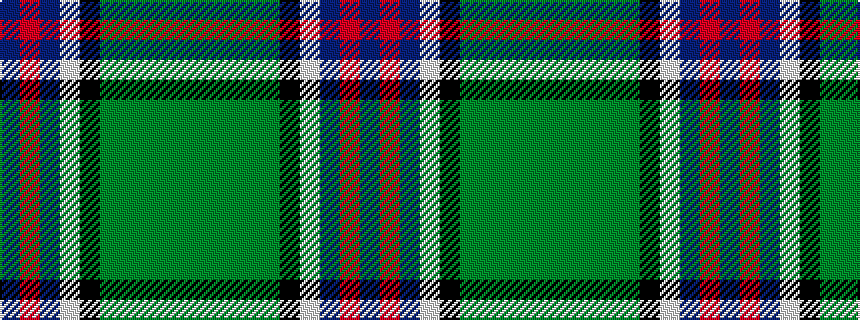 idealised woven sample of pattern BRBWKGGGGG