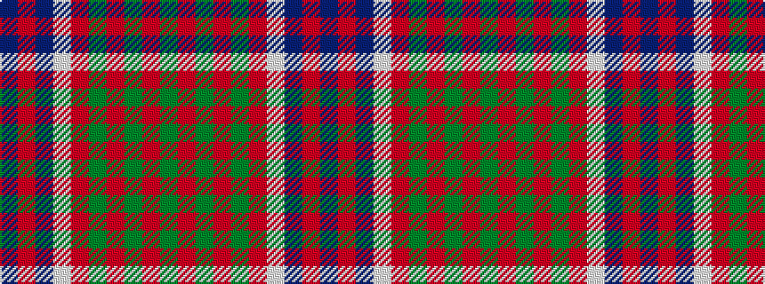 idealised woven sample of pattern BRBWRGRGRG