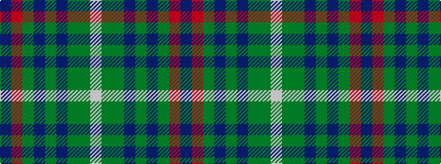 idealised woven sample of pattern BRGBGBGGW