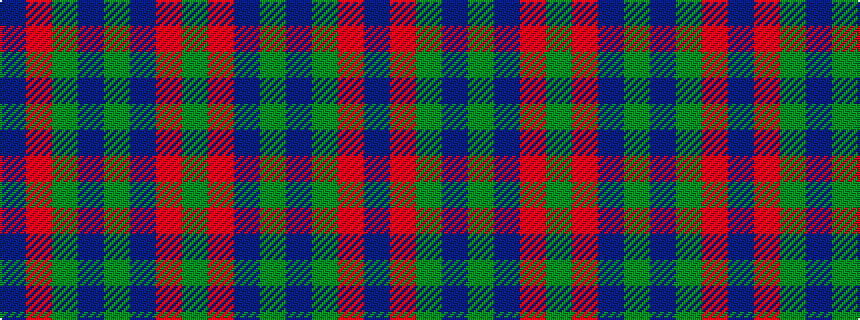 idealised woven sample of pattern BRGBGBRG