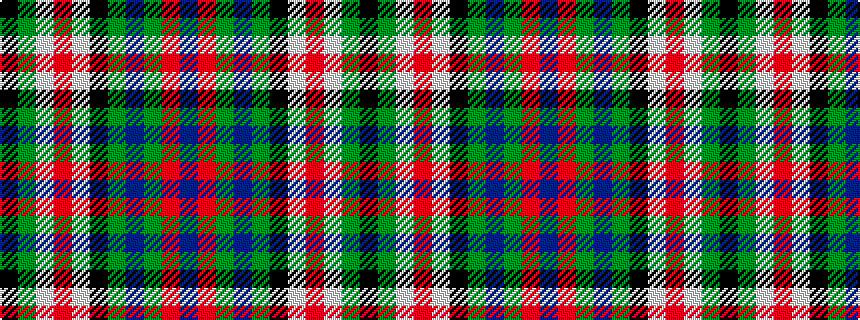 idealised woven sample of pattern BRGBGKWRWGK