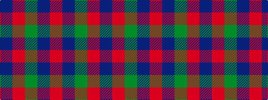 idealised woven sample of pattern BRGBR