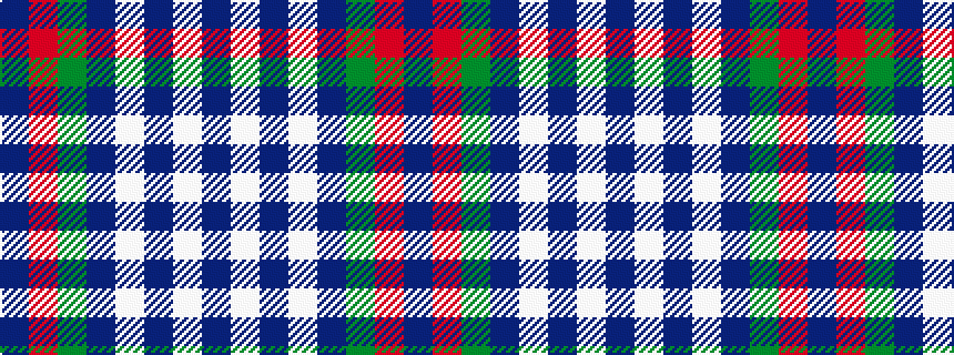 idealised woven sample of pattern BRGBWBWB