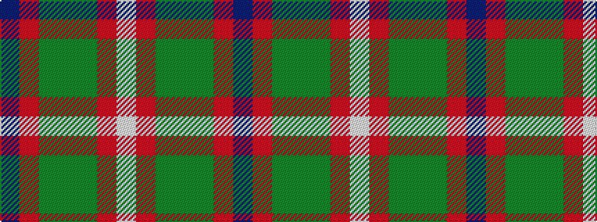 idealised woven sample of pattern BRGGGRW