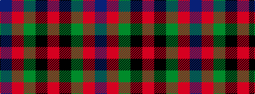 idealised woven sample of pattern BRGKR