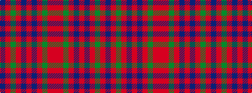 idealised woven sample of pattern BRGRBRBRGRR