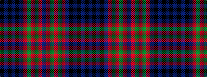 idealised woven sample of pattern BRGRGRBKBKBK