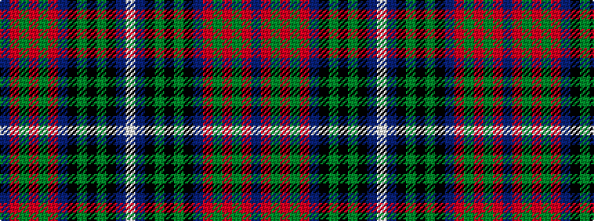 idealised woven sample of pattern BRGRGRBKGKGKBW