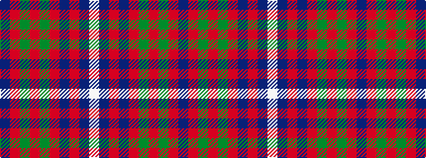 idealised woven sample of pattern BRGRGRBRBW