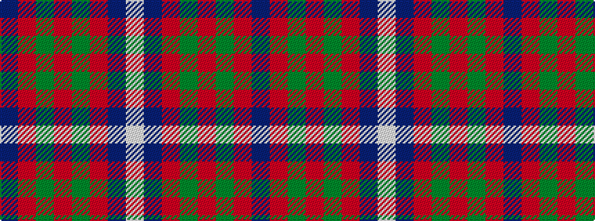 idealised woven sample of pattern BRGRGRBW