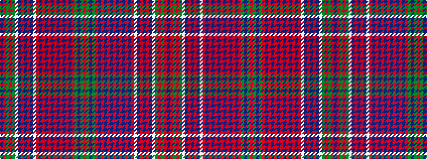 idealised woven sample of pattern BRGRGWBRBRBWRBRBRBRBRBRBRGBGR