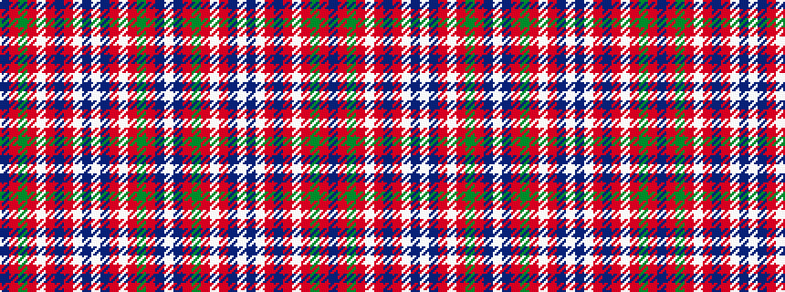 idealised woven sample of pattern BRGRWRBRWBWBRWRGRBW