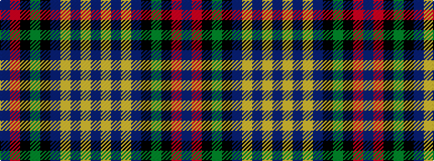 idealised woven sample of pattern BRKGKBYBYB
