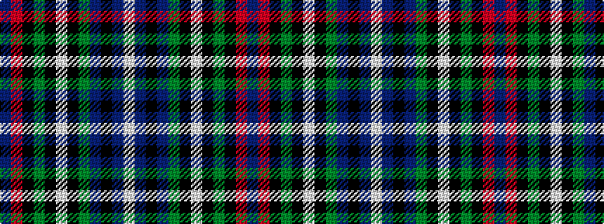 idealised woven sample of pattern BRKGKWKGBKBW