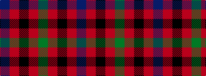 idealised woven sample of pattern BRKRG