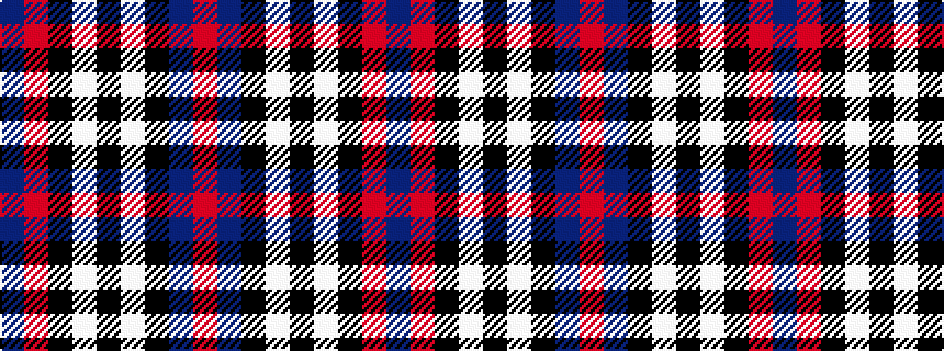idealised woven sample of pattern BRKWKWKBR