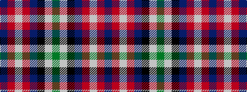 idealised woven sample of pattern BRWRBKWG