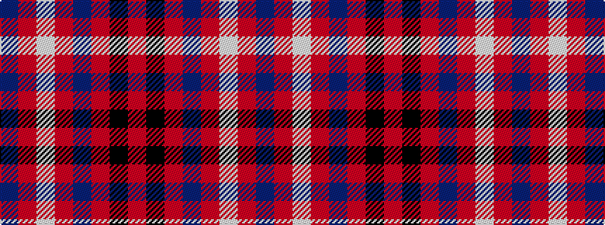 idealised woven sample of pattern BRWRBRKR