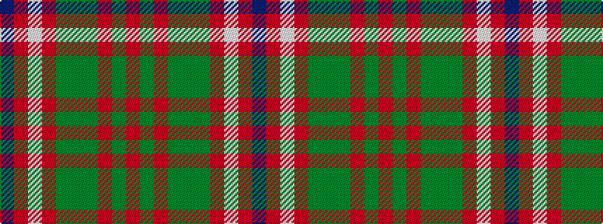 idealised woven sample of pattern BRWRGGGRGR