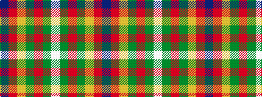 idealised woven sample of pattern BRYGRGW