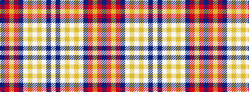 idealised woven sample of pattern BRYRBWYWYWBW